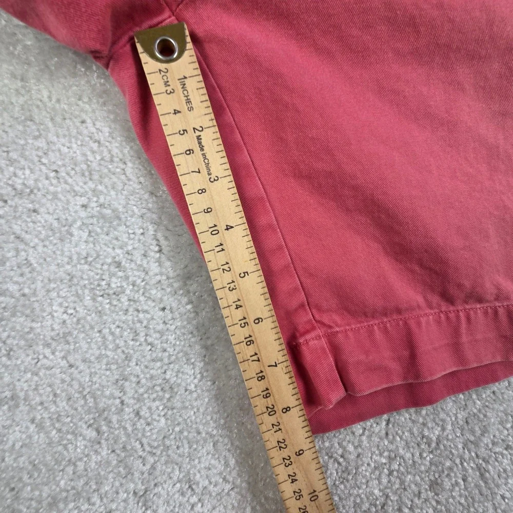 Polo Ralph Lauren Men's Pink Chino Shorts Size 36 Flat Front‎ Casual Cotton